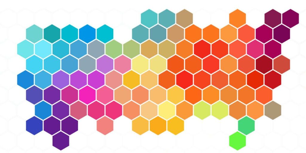 SWP Farben Hexagon